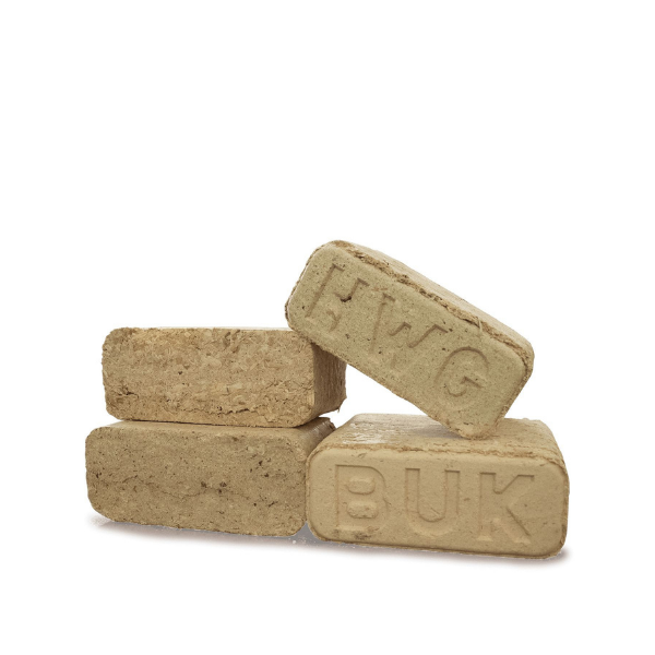 Heizfuxx RUF Classic White Hartholzbriketts – 960 kg Palette (96 × 10 kg) – Premium Weißholz-Briketts für Kamin & Ofen