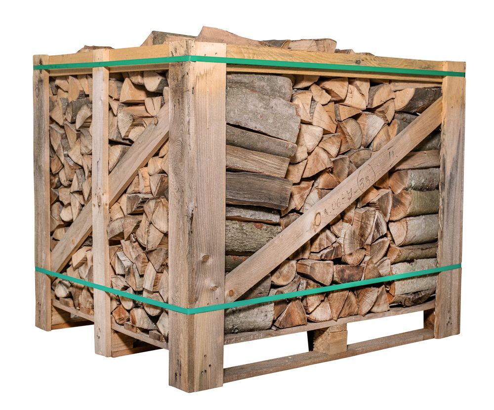 Brennholzscheit 33 cm 1 RM Palette