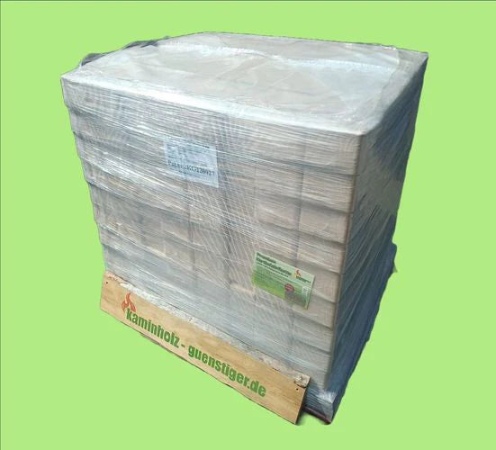 RUF Hartholzbriketts Buche – Palette 960 kg (96 × 10 kg)
